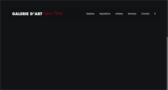 Desktop Screenshot of galerie-platini.com