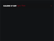Tablet Screenshot of galerie-platini.com